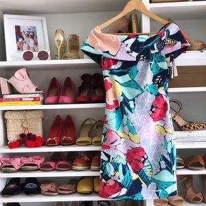 Laundry by Shelli Segal Off Shoulder Bodycon Dress